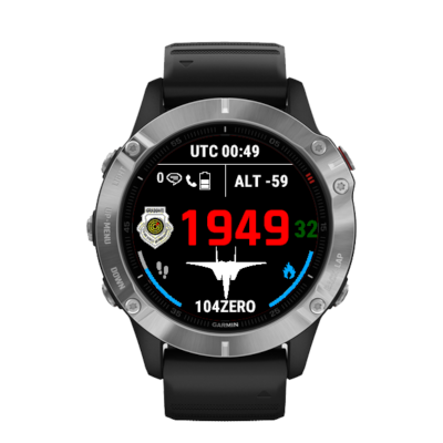 Fighter Pilot Custom Watch Face